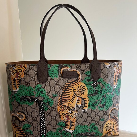 GUCCI BENGAL GG Supreme Tote (NWOT) - Picture 9 of 13